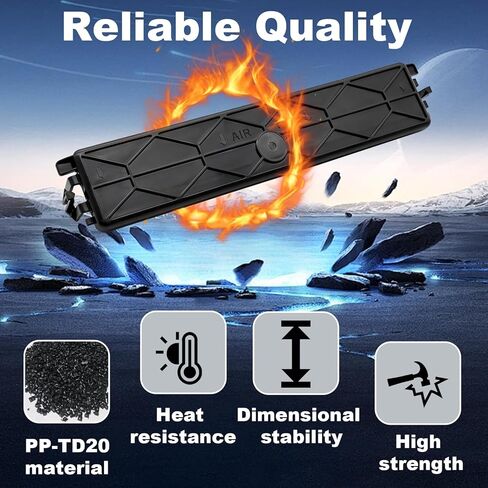 غطاء لوحة فلتر هواء المقصورة، باب الوصول إلى فلتر هواء المقصورة متوافق مع Honda Accord Inspire 2018 2019 استبدال # 79303-TVA-A01 in Kuwait