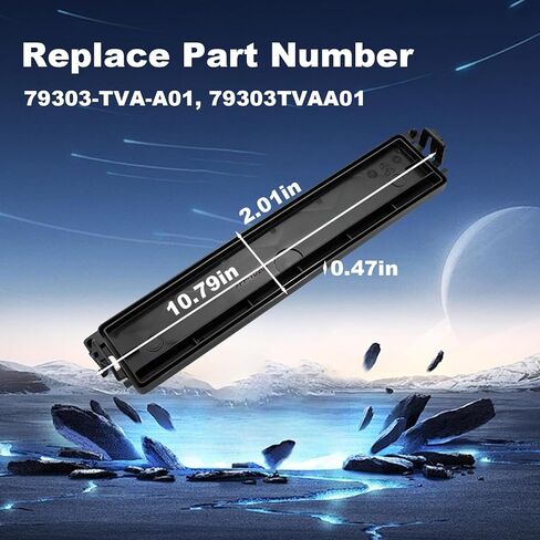 غطاء لوحة فلتر هواء المقصورة، باب الوصول إلى فلتر هواء المقصورة متوافق مع Honda Accord Inspire 2018 2019 استبدال # 79303-TVA-A01 in Kuwait