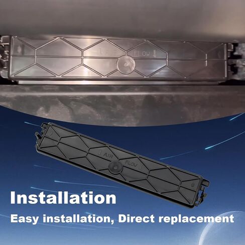 غطاء لوحة فلتر هواء المقصورة، باب الوصول إلى فلتر هواء المقصورة متوافق مع Honda Accord Inspire 2018 2019 استبدال # 79303-TVA-A01 in Kuwait