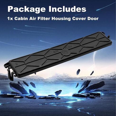 غطاء لوحة فلتر هواء المقصورة، باب الوصول إلى فلتر هواء المقصورة متوافق مع Honda Accord Inspire 2018 2019 استبدال # 79303-TVA-A01 in Kuwait