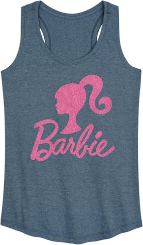 Barbie - Logo Pink Glitter - Women's Racerback Tank Top in Saudi Arabia