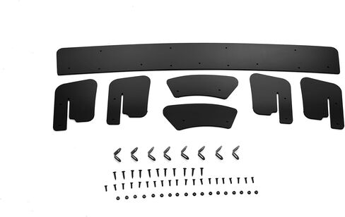 Rear Bumper Diffuser Lip 4 Shark Fins Spoiler Splitter Compatible with Golf 7 MK7.5 GTI 2018–2021, Sport Style ABS Material, Gloss Black in Kuwait