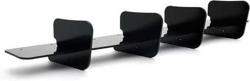 Rear Bumper Diffuser Lip 4 Shark Fins Spoiler Splitter Compatible with Golf 7 MK7.5 GTI 2018–2021, Sport Style ABS Material, Gloss Black in Kuwait