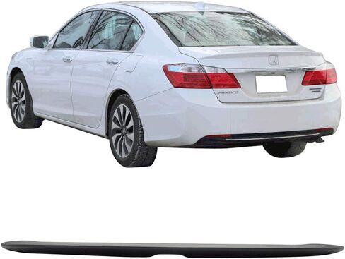 FREEMOTOR802 Rear Trunk Spoiler Wing, Compatible with 2013-2017 Honda Accord Sedan, OE Style Unpainted ABS Racing Deck Lid Spoiler Tail Lip Add-on Exterior Styling Trim in Saudi Arabia