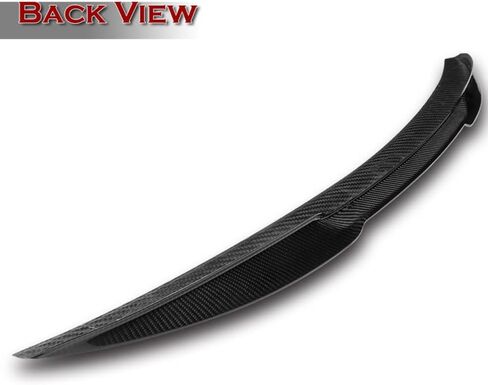 Q1-Tech, Carbon Fiber Lift Gate Trunk Spoiler Wing Compatible with 2007-2013 BMW (E93) 3-Series 325i 328i 335i M3 Convertible, Rear Trunk Lip Spoiler, V-Style in Saudi Arabia