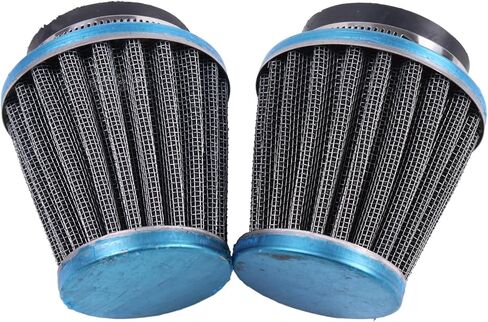 ZTUOAUMA 2X Cold Air Intake Filters with Clamps Compatible with Polaris 400 440 488 500 Indy Trail Snowmobiles with Fuji Carb Engine in Saudi Arabia