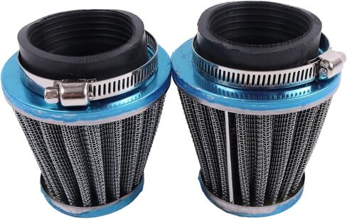 ZTUOAUMA 2X Cold Air Intake Filters with Clamps Compatible with Polaris 400 440 488 500 Indy Trail Snowmobiles with Fuji Carb Engine in Saudi Arabia