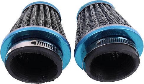 ZTUOAUMA 2X Cold Air Intake Filters with Clamps Compatible with Polaris 400 440 488 500 Indy Trail Snowmobiles with Fuji Carb Engine in Saudi Arabia