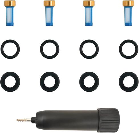 Fuel Injector Seal Kit O-Ring Compatible with 2001-2009 Toyota Prius 1.5L L4 2000-2005 Toyota Echo 1.5L L4 Fuel Injector Repair Kit Replace 23250-21020 4 Pack in Saudi Arabia