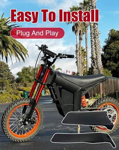 Front and Rear Fenders Fit for Tuttio Tutti Soleil 01 Electric Dirt Bike Black E-Bike Mudguard Splash Mud Guard in Kuwait