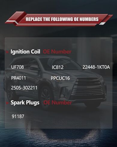 OKLPF Ignition Coil Pack UF708 with Iridium Platinum Spark Plugs -4-Piece Set, Compatible with 2013 2014 2015 2016 2017 2018 2019 Nissan NV200 2.0L L4 Nissan Sentra 1.8L L4. in Kuwait