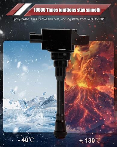 OKLPF Ignition Coil Pack UF708 with Iridium Platinum Spark Plugs -4-Piece Set, Compatible with 2013 2014 2015 2016 2017 2018 2019 Nissan NV200 2.0L L4 Nissan Sentra 1.8L L4. in Kuwait