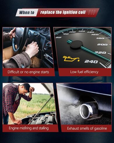 OKLPF Ignition Coil Pack UF708 with Iridium Platinum Spark Plugs -4-Piece Set, Compatible with 2013 2014 2015 2016 2017 2018 2019 Nissan NV200 2.0L L4 Nissan Sentra 1.8L L4. in Kuwait