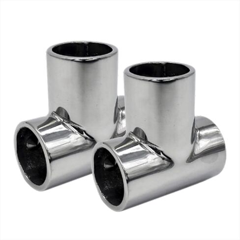 MARINE CITY Heavy Duty 316 Grade Stainless Steel Marine Grade Casting Boat Hand Railing Fittings 7/8 Inches Round Base 45 Degree Tube Base for Marines – Boats – Ships – Yachts (Pack of 1) in Saudi Arabia