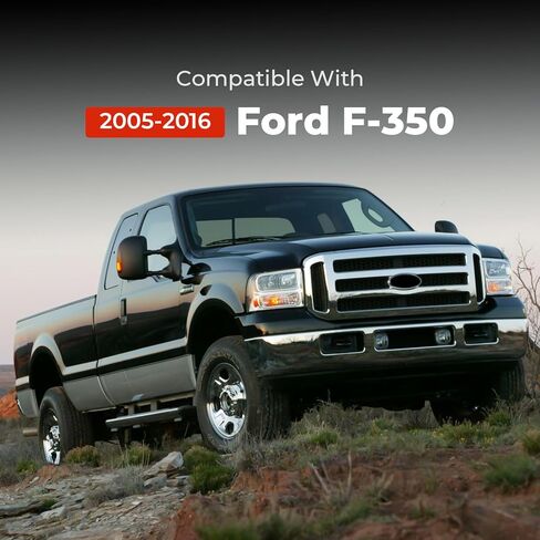 قطعتان من غطاء مركز العجلات الأمامية متوافق مع 2005-2018 Ford F-350، مفتوح بشكل مزدوج 4x4، بديل لـ 5C3Z1130TA (قطعتان) in Saudi Arabia