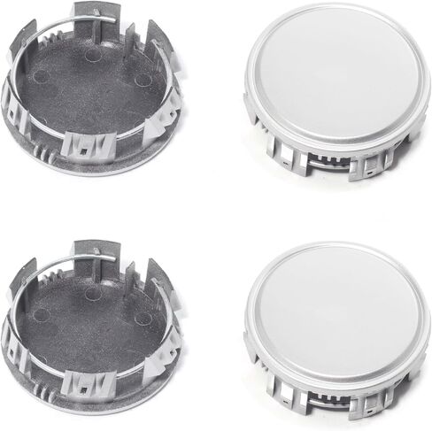 4Pcs Wheel Center Caps for Camry Avalon RAV4 Wheel Rim Outer 62.2 mm(2.45 in) Inner 56 mm(2.2 in) Silver Hub Caps, Replacement PT280-03200-02 42603-YY340 42603-YY380 in Kuwait