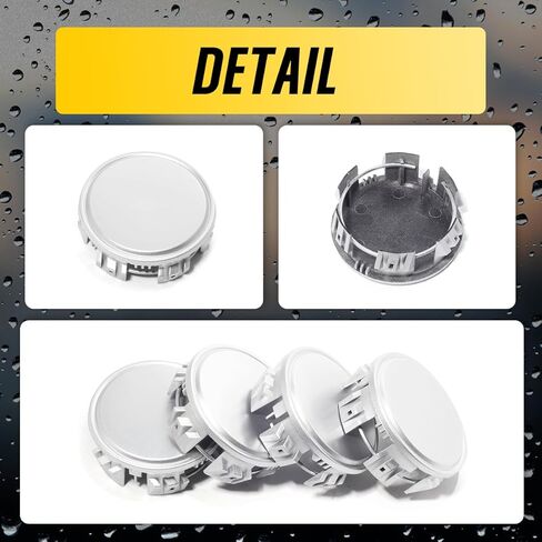 4Pcs Wheel Center Caps for Camry Avalon RAV4 Wheel Rim Outer 62.2 mm(2.45 in) Inner 56 mm(2.2 in) Silver Hub Caps, Replacement PT280-03200-02 42603-YY340 42603-YY380 in Kuwait