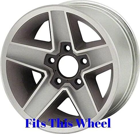 Black Wheel Center Cap Replacement for 1982-1992 Chevrolet Camaro RS 15 inch 5 Star Aluminum Wheel in Kuwait