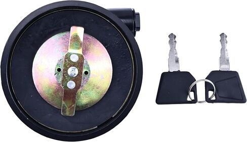 Diesel Fuel Tank Cap with 2 Keys 123/05892 12305892 331/45908 Compatible with JCB Backhoe 1400B 1550B 1600B 1700B 214 215 216 217 3C 3CX 3D in Saudi Arabia