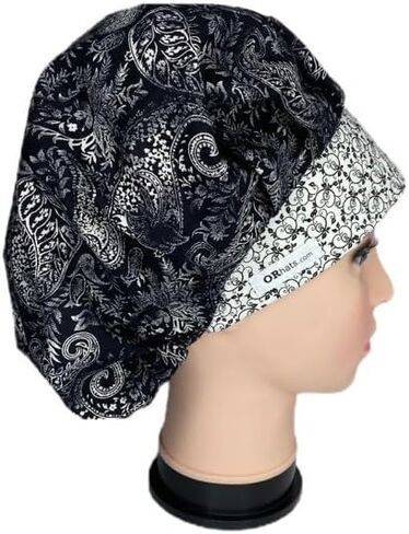 Bouffant Scrub Cap Deep Nights Scrub Hat OR Hats Womens Scrub Caps in Kuwait