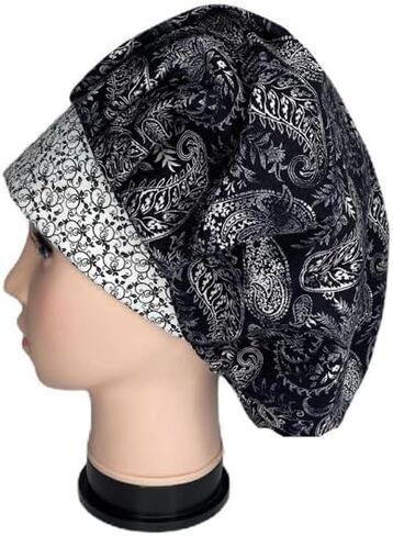 Bouffant Scrub Cap Deep Nights Scrub Hat OR Hats Womens Scrub Caps in Kuwait