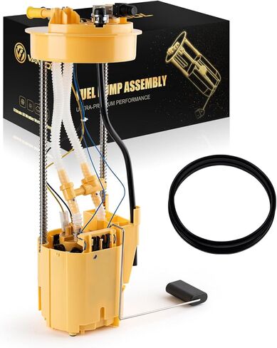 Electric Fuel Pump Assembly Compatible with Dodge Ram 2500 3500 1998 1999 2000 2001 2002 2003 2004 L6 5.9L with 34 or 35 Gal. Tank Replace E7187M VANBOL0187 with Sending Unit O-Ring in Saudi Arabia
