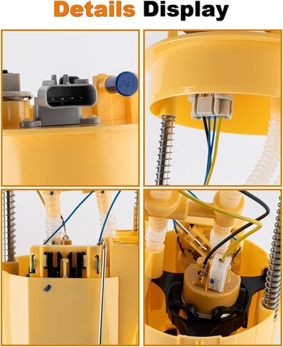 Electric Fuel Pump Assembly Compatible with Dodge Ram 2500 3500 1998 1999 2000 2001 2002 2003 2004 L6 5.9L with 34 or 35 Gal. Tank Replace E7187M VANBOL0187 with Sending Unit O-Ring in Saudi Arabia