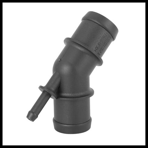 New Radiator Coolant Hose Connector 1J0121087B for VW Golf Jetta Passat Beetle EOS Durable Material in Saudi Arabia