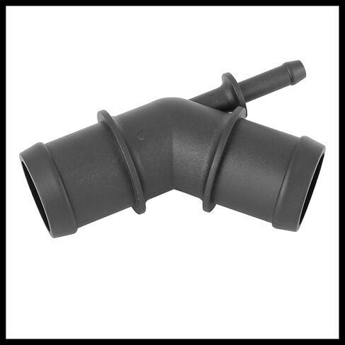 New Radiator Coolant Hose Connector 1J0121087B for VW Golf Jetta Passat Beetle EOS Durable Material in Saudi Arabia