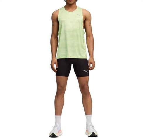 PUMA Mens Lightstpeed 8 Inch Half Shorts Casual Bottoms Casual - Black in Saudi Arabia