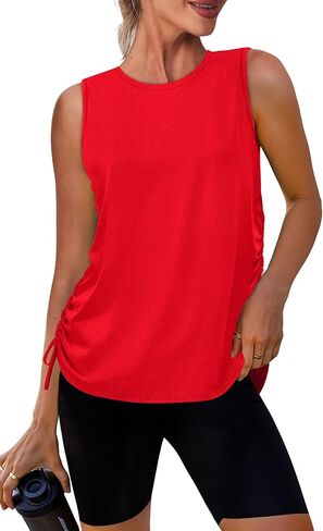 Womens Tank Tops Workout Tops for Women Pilates Outfits Gym Summer Clothes 2026 in Saudi Arabia
