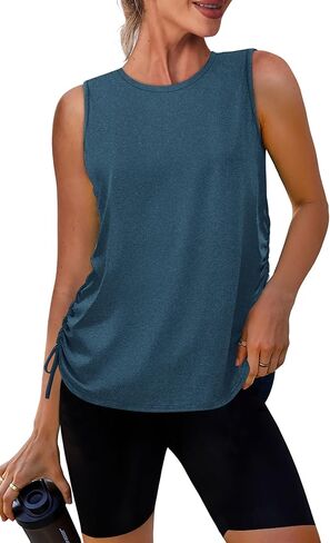 Womens Tank Tops Workout Tops for Women Pilates Outfits Gym Summer Clothes 2026 in Saudi Arabia