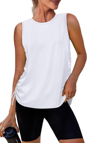 Womens Tank Tops Workout Tops for Women Pilates Outfits Gym Summer Clothes 2026 in Saudi Arabia