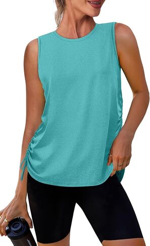 Womens Tank Tops Workout Tops for Women Pilates Outfits Gym Summer Clothes 2026 in Saudi Arabia