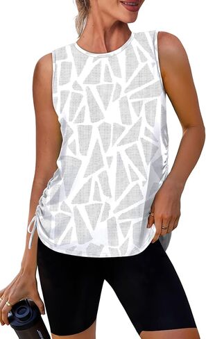 Womens Tank Tops Workout Tops for Women Pilates Outfits Gym Summer Clothes 2026 in Saudi Arabia