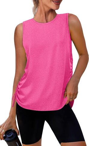 Womens Tank Tops Workout Tops for Women Pilates Outfits Gym Summer Clothes 2026 in Saudi Arabia