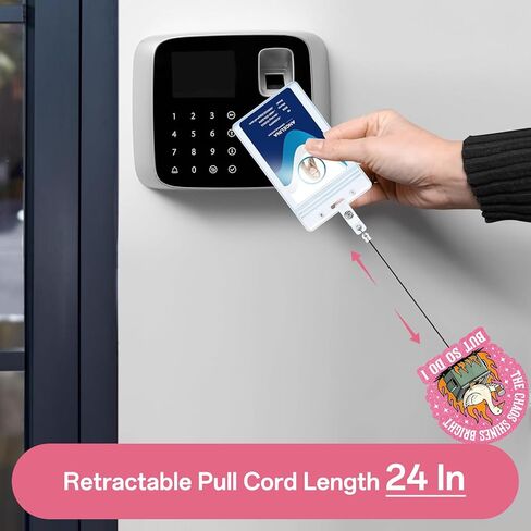 Funny Goose Nurse Badge Reel, The Chaos Shines Bright Dumpster Fire Badge Holder with Retractable Clip, Cute Gifts for Nursing Student RN LPN CNA MA Medical Worker Teacher Doctor in Kuwait