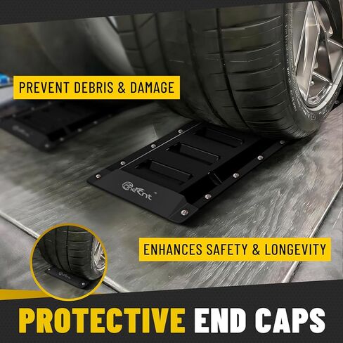 E-Track Tie-Down Rail Kit – Heavy-Duty (4) 5ft E-Track Rails, (4) 2" x 10' Ratchet Straps, 4 V-Ring Tie-Offs, 8 O-Ring Anchors & 8 End Caps for Cargo, Trailers, Trucks, Vans & Motorcycles in Kuwait