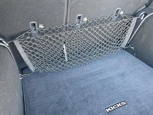 Trunk Organizer Cargo Net for Nissan Kicks 2017–2024 – Envelope Style Cargo Net for SUV – Premium Mesh Elastic Car Trunk Organizer Vehicle Carrier Storage – Compatible with Kicks in Saudi Arabia