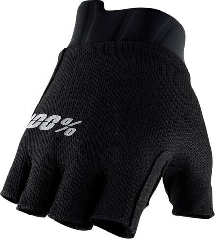 100% EXCEEDA Fingerless Road Cycling Gloves - Biking Short Finger Gloves w/Shock Absorbing Gel in Saudi Arabia