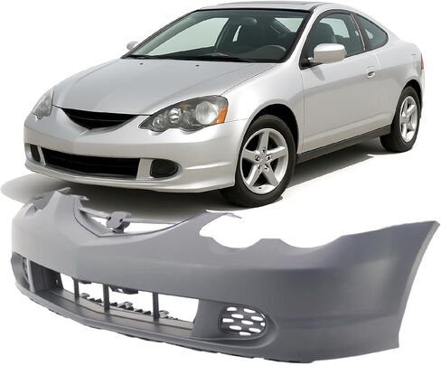 FitParts متوافق مع Acura RSX 2002 2003 2004 غطاء المصد الأمامي من النوع S كوبيه. جديدة ومعدة وجاهزة للطلاء. مع فتحات مصابيح الضباب. AC1000143 04711S6MA90ZZ in Saudi Arabia