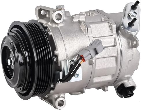 68103197AB A/C Compressor Air Conditioner w/Clutch Compatible with Jeep Cherokee Chrysler 200 2014-2021 Replaces 68103197AC 68103197AA in Kuwait