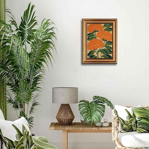 Gold Framed Duck Canvas Wall Art Fun Silly Goose Painting Decor Pictures Farmhouse Animal White Duck Posters Prints for Bathroom Corridor Kitchen Room Living Bedroom Decoration in Saudi Arabia