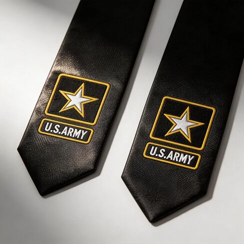 سرق التخرج من الجيش الأمريكي، سرق التخرج للخريجين العسكريين، وشاح من الساتان الأسود مع شارة الجيش المطرزة in Kuwait