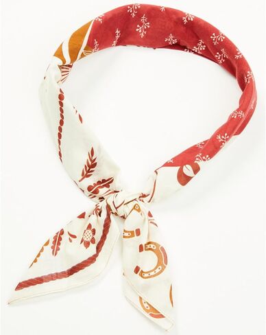 Shyanne Women's Penelope Patchwork Bandana - SASU25BN1-RD One Size in Kuwait