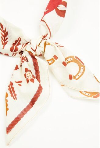 Shyanne Women's Penelope Patchwork Bandana - SASU25BN1-RD One Size in Kuwait