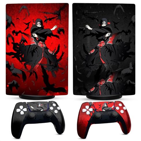 Jujutsu Kaisen Ps5 Anime Skin Ps5 Controller Skin - Ps5 Sticker Skin Ps5 Controller Wrap Ps5 Skins for Console Disc Version PlayStation Sticker for Ps5 Video Game Console Cover Ps5 Accessories in Kuwait
