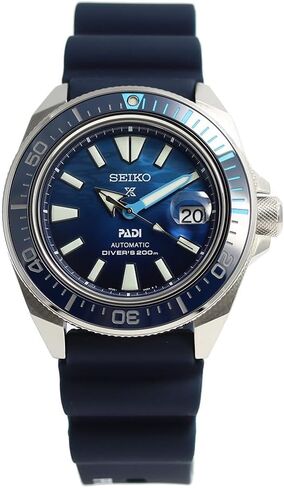 Seiko Prospex Automatic Diver SRPJ93K1 Samurai Great Blue PADI Special Edition Men's Watch with PADI Box in Saudi Arabia