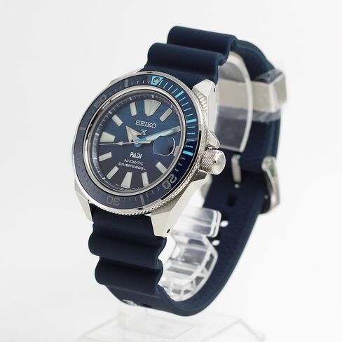 Seiko Prospex Automatic Diver SRPJ93K1 Samurai Great Blue PADI Special Edition Men's Watch with PADI Box in Saudi Arabia
