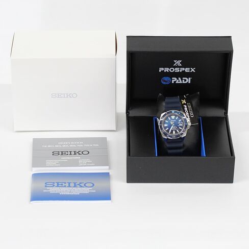 Seiko Prospex Automatic Diver SRPJ93K1 Samurai Great Blue PADI Special Edition Men's Watch with PADI Box in Saudi Arabia